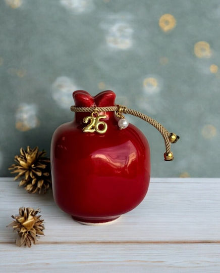 Ceramic Pomegranate Red