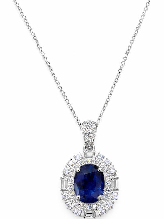 Voila Κρεμαστά Charms Μενταγιόν Ροζέτα Ζαφείρι 3.15ct Ασήμι 925 Voila Κρεμαστά Charms Μενταγιόν Ροζέτα Ζαφείρι 3.15ct Ασήμι 925