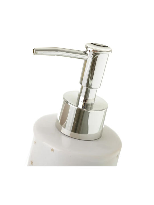 Bakaji Bakaji Ceramic Beige Bathroom Accessory Set 2 Pieces