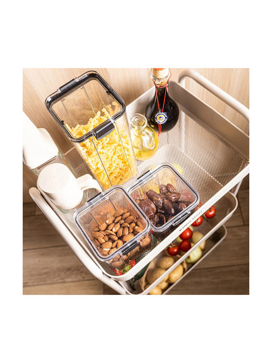 KING Hoff Tabletop Rotating Spice Rack Beige
