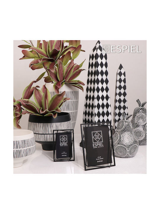 Espiel Metallic Photo Frame With Black Frame