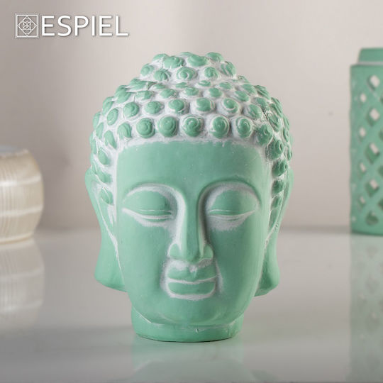 Espiel Διακοσμητικός Βούδας από Κεραμικό Υλικό 12x12x16cm