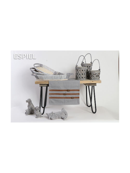 Espiel Φαναράκι Ξύλινο Επιτραπέζιο Γκρι 14x14x12εκ. Espiel Φαναράκι Ξύλινο Επιτραπέζιο Γκρι 14x14x12εκ.