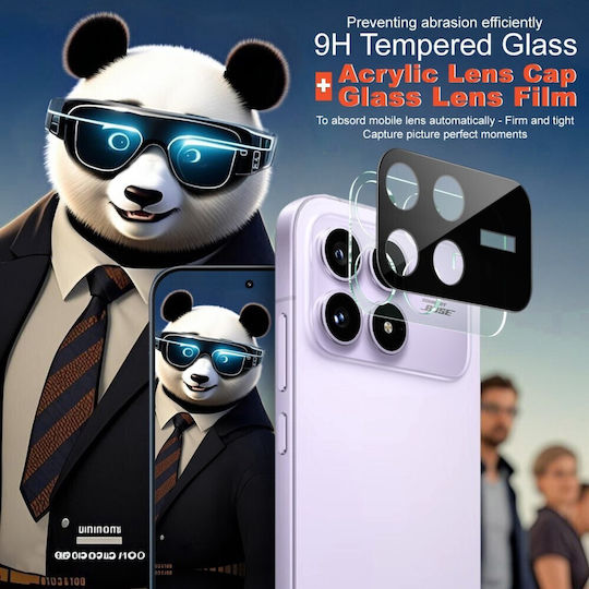 Imak Camera Protection Tempered Glass Black for the Xiaomi Poco F8 Pro 5G