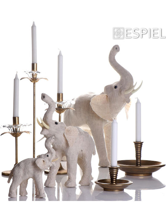 Espiel Kerzenhalter Aluminium in Bronze Farbe 21cm 1Stück