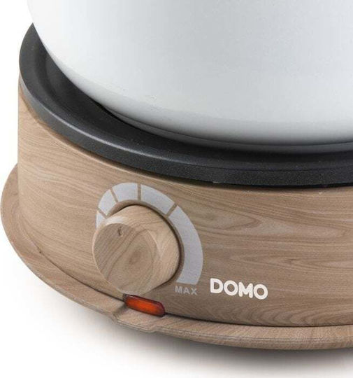 Domo Electric Stainless Steel Fondue Pot White 29cm