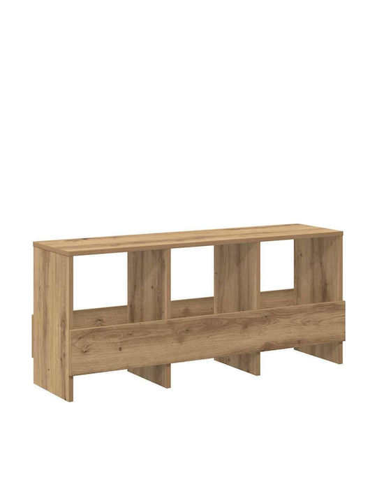 vidaXL PU Magazine Rack Brown 45x30x102cm