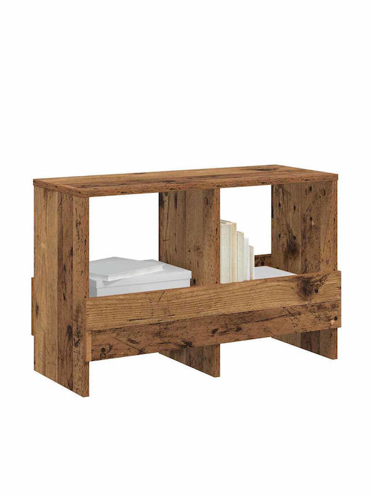 vidaXL PU Magazine Rack Brown 45x30x68.5cm