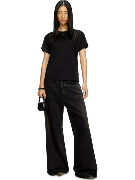 Damen T-Shirt Black