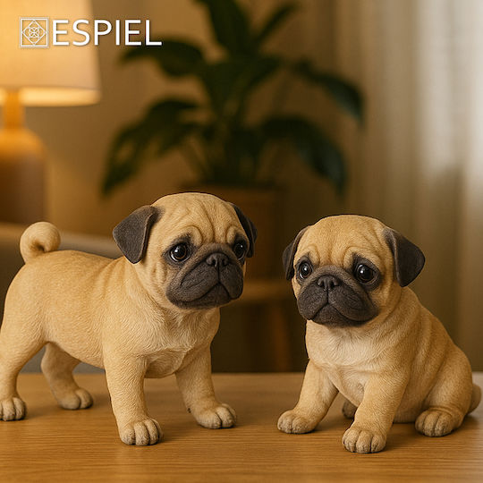 Espiel Decorative Dog Polyresin 11x8x11cm 1pcs