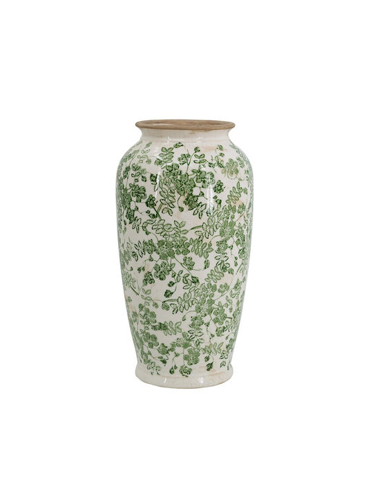 Artekko Decorative Vase Aurelion White 19.5x19.5x37cm