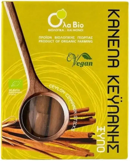 Ola Bio Cinnamon Organic Ceylon in Wood 50gr