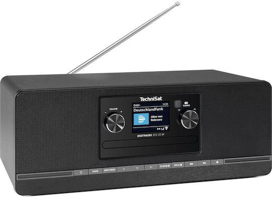 Technisat Аудиосистема 2 DigitRadio 372 CD IR 0000/5102 с CD Player Черен