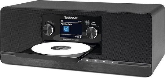 Technisat Ηχοσύστημα 2.0 DigitRadio 372 CD BT 0000/5101 με CD Player και Bluetooth Μαύρο