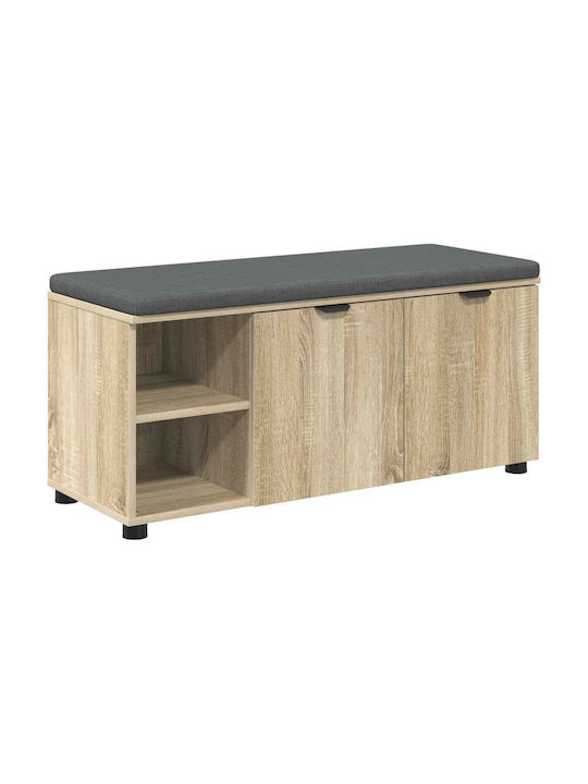 Eingangsmöbel mit Bank Sonoma Oak 100x38x46cm