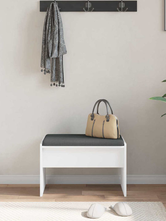 Bench Outdoor Wooden with Pillows 60x38x46cm
