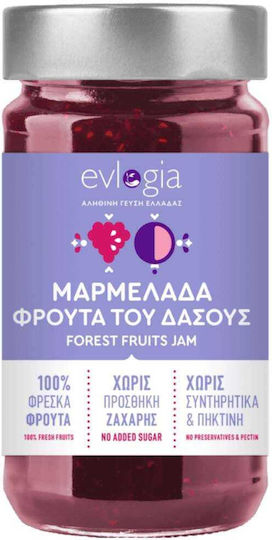 Evlogia True Taste of Greece Μαρμελάδα Φρούτα του Δάσους 280gr