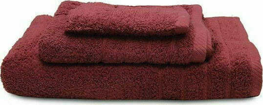 Sunshine Πετσέτα Χεριών Dory 30x50εκ. 12 Bordeaux Βάρους 600gr/m²