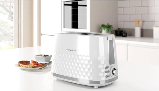 Morphy Richards Toaster 2 Schlitze 850W Weiß