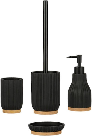 Andrea House AH- Spender Hölzernes Schwarz 300ml
