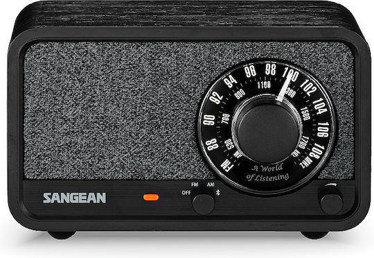 Sangean WR-8 cu Bluetooth Vintage Walnut