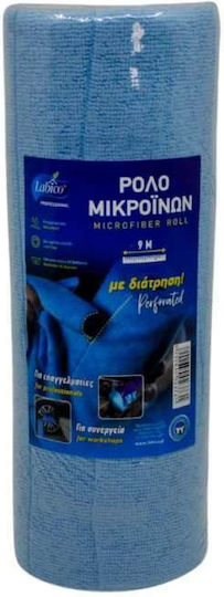 Roll Microfiber Cloth Perforated 9m Blue