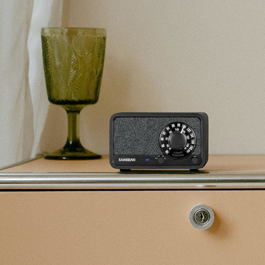 Sangean WR-8 cu Bluetooth Vintage Walnut