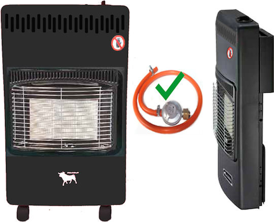 Blackbull Foldgas Ceramic Gas Heater 4200W Black 42x26x71.5cm