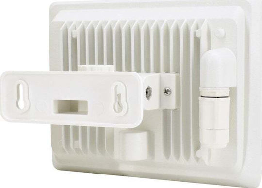 Bemko Στεγανός Προβολέας LED 30W Φυσικό Λευκό 4000K IP65