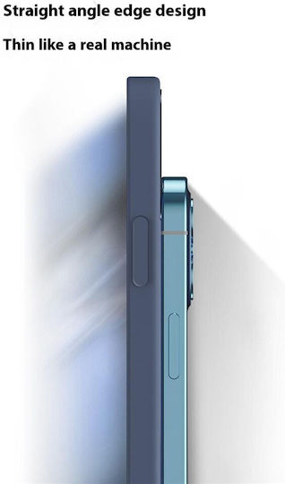 Smooth Back Cover Silicon Albastru (Realme GT 8 Pro)