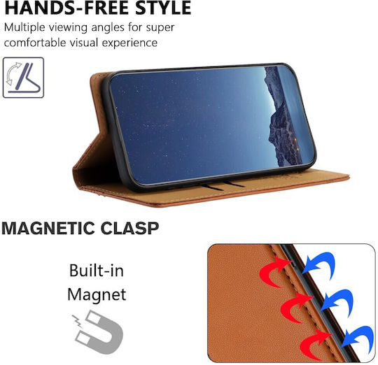 L-shaped Book Καφέ (Realme GT 8 Pro)