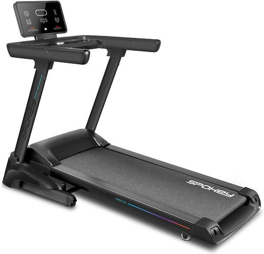 Spokey Sirius Foldable Electric Treadmill 140kg Capacity 3.5hp