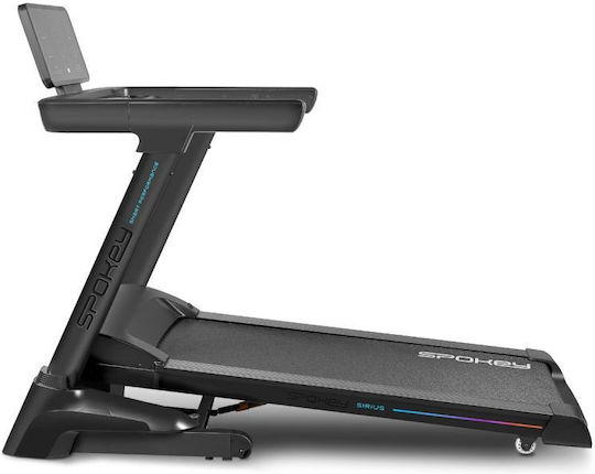 Spokey Sirius Foldable Electric Treadmill 140kg Capacity 3.5hp