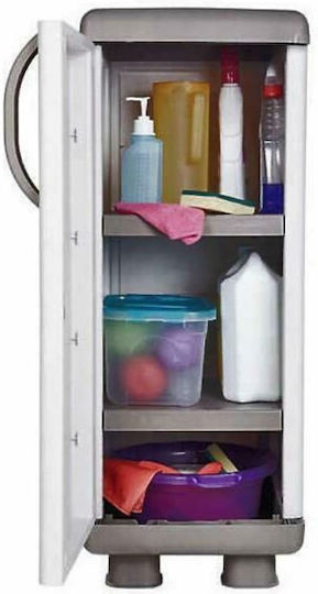 Artemis Plastic Shoe Rack with 4 Shelves Suitable for Small Spaces 36x44x96 cm