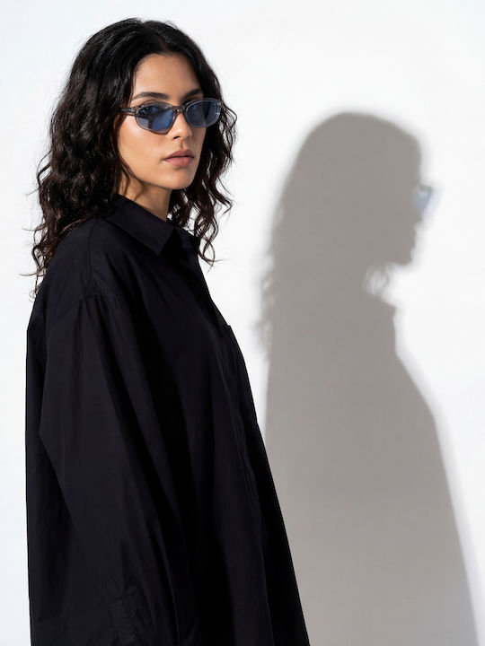 Red Raven Naya Unisex Γυαλιά Ηλίου με Γαλάζιο Κοκκάλινο Σκελετό και Γαλάζιο Φακό rd--55222508880206