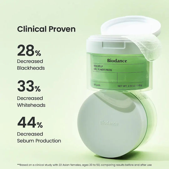 Biodance Sea Kelp Pads Τόνωσης Προσώπου 60τμχ