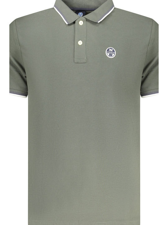Polo Short Sleeve Blouse Green