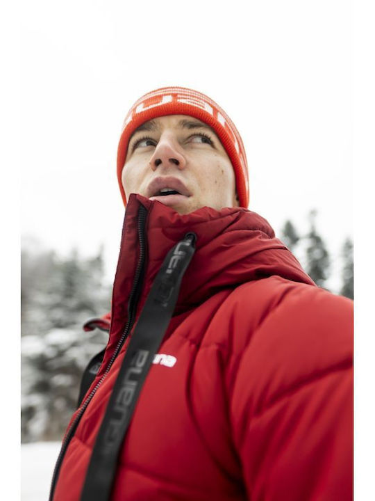 Winter Jacket Puffer Windproof Red