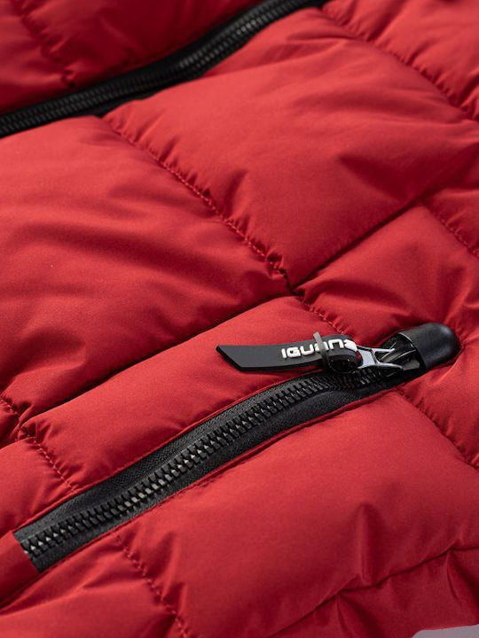 Winter Jacket Puffer Windproof Red