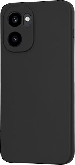 Techsuit Softflex Umschlag Rückseite Silikon Schwarz (OnePlus 15R - Techsuit)