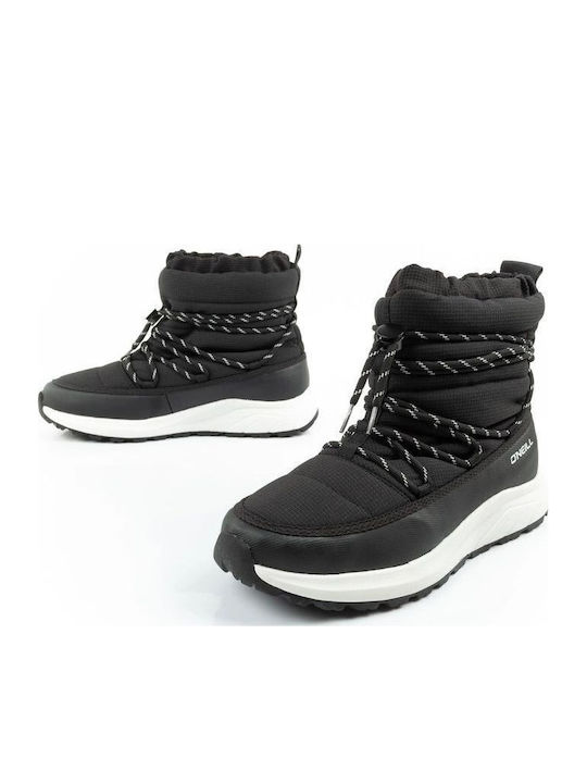 Snow Boots with Rubber Vail Black