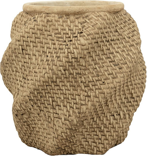Artekko Cement Plant Pot Concrete Brown Artekko Cement Plant Pot Concrete Brown