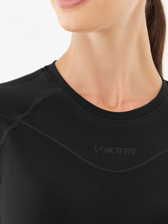 Viking Damen Thermo Set Schwarz