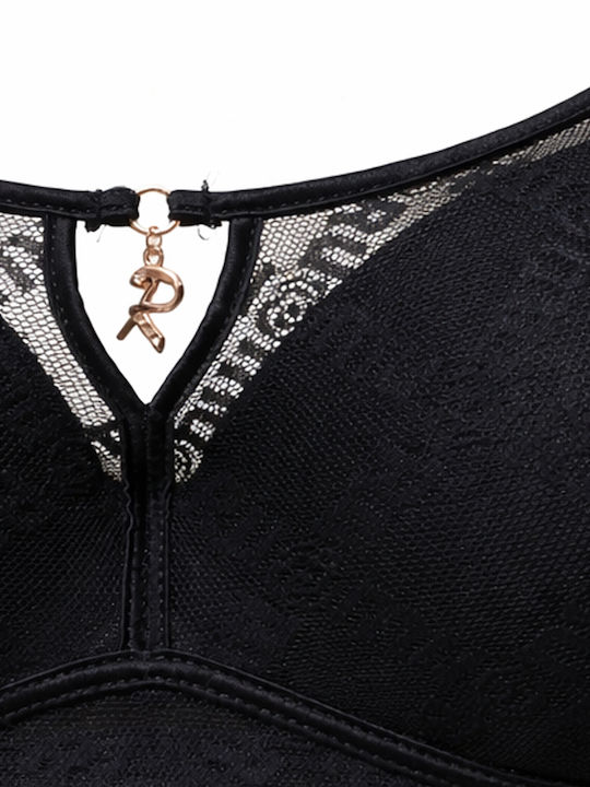 Bra with Light Padding Underwire Black