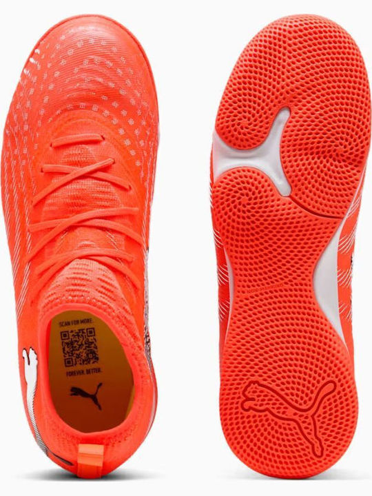 Future 9 Match+ IT Kids Soccer Cleats Indoor Orange