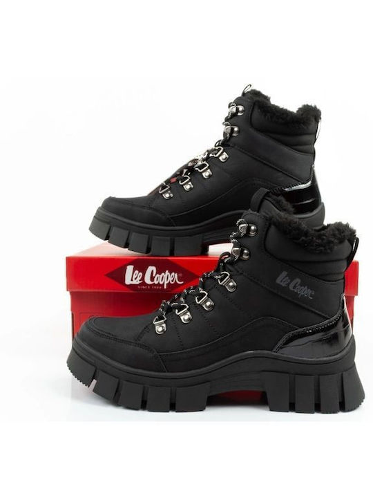 Lee Cooper Дамски Планински Боти Черни
