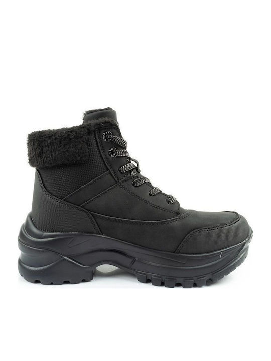 Lee Cooper Γυναικεία Ορειβατικά Μποτάκια Μαύρα