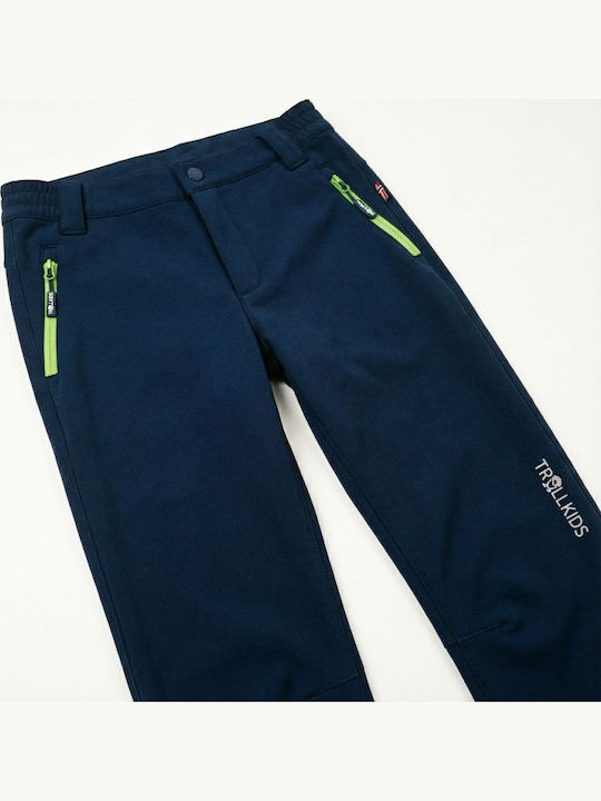 Trollkids 117-100 Pantaloni de schi și snowboard pentru copii Ski & Snowboard Coajă moale Albastru