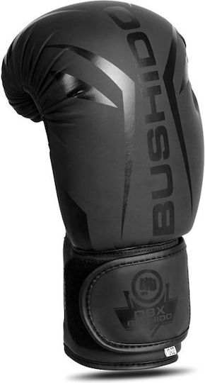 DBX Bushido Γάντια Πυγμαχίας για Αγώνα Μαύρα