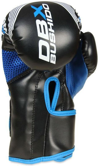 DBX Bushido Kids Boxing Gloves made of Synthetic Leather for Match Blue